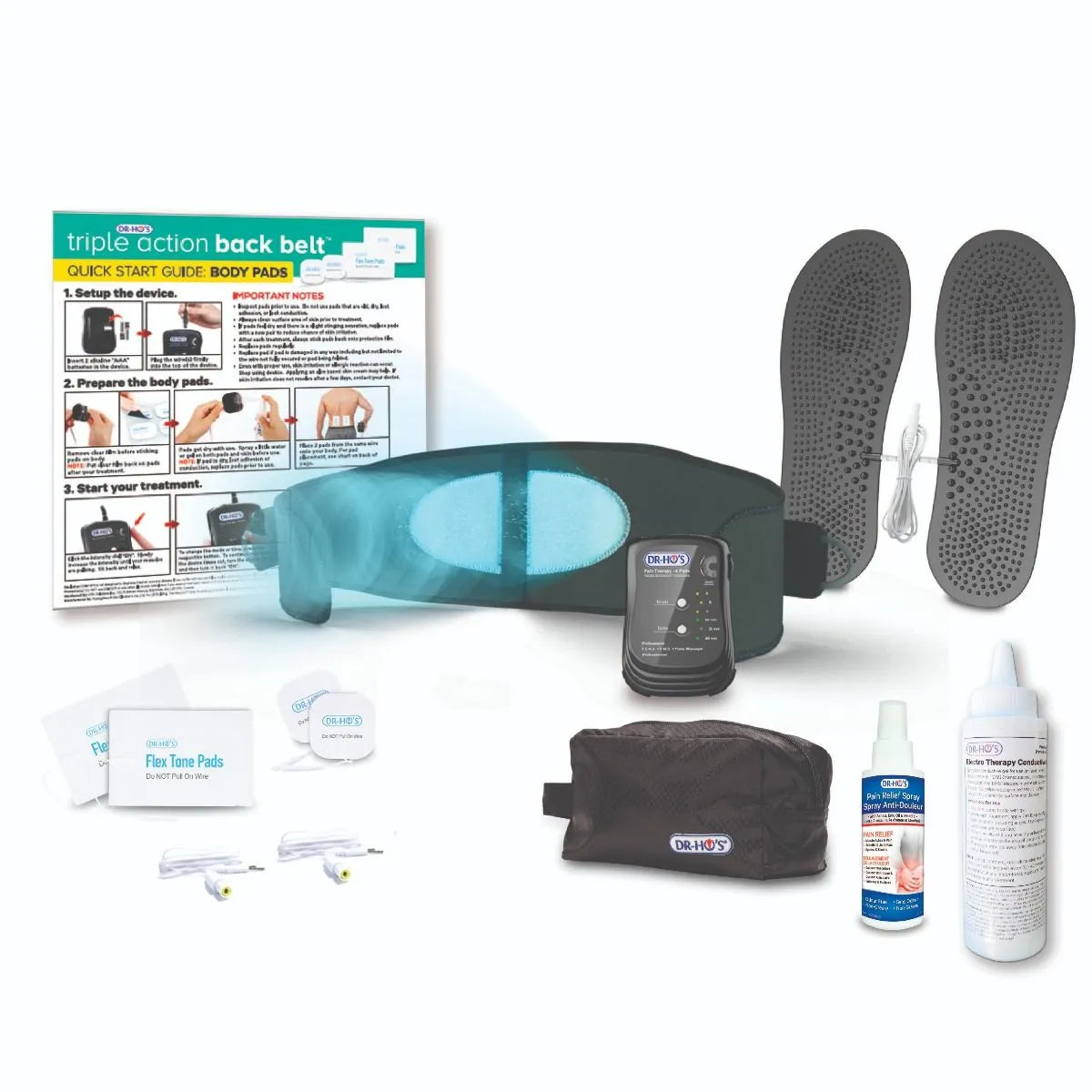  DR-HO'S Neck Pain Pro Deluxe Package - TENS Therapy