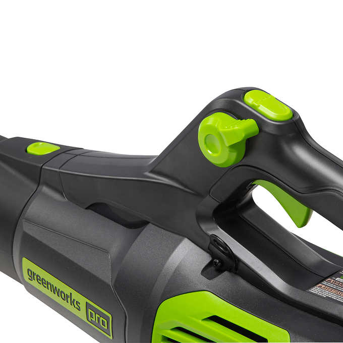 Greenworks 80V Combo Kit: Brushless Blower + 16" String Trimmer, 2Ah Battery and Charger Included