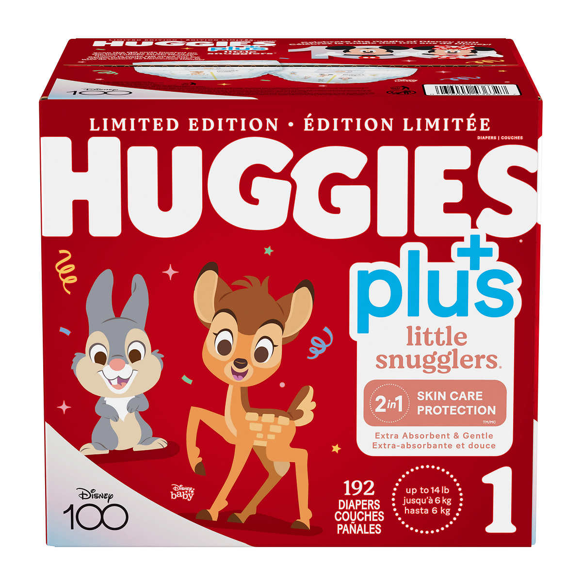 Huggies Little Movers Plus Diapers, Sizes 3 - 6