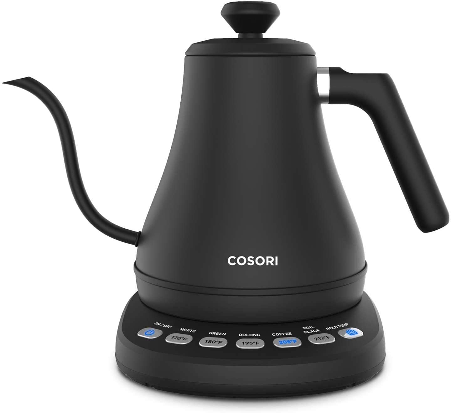 Cosori Gooseneck Electric Kettle with 5 Variable Presets, 0.8L for Pouring  Over Coffee and Tea Kettle