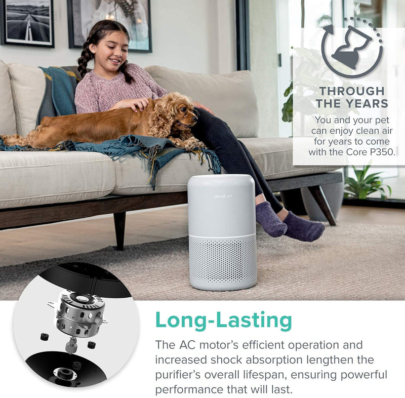 LEVOIT Air Purifiers for Home Allergies and Pets, with H13 True HEPA Filter for Bedroom, 24db Filtration System