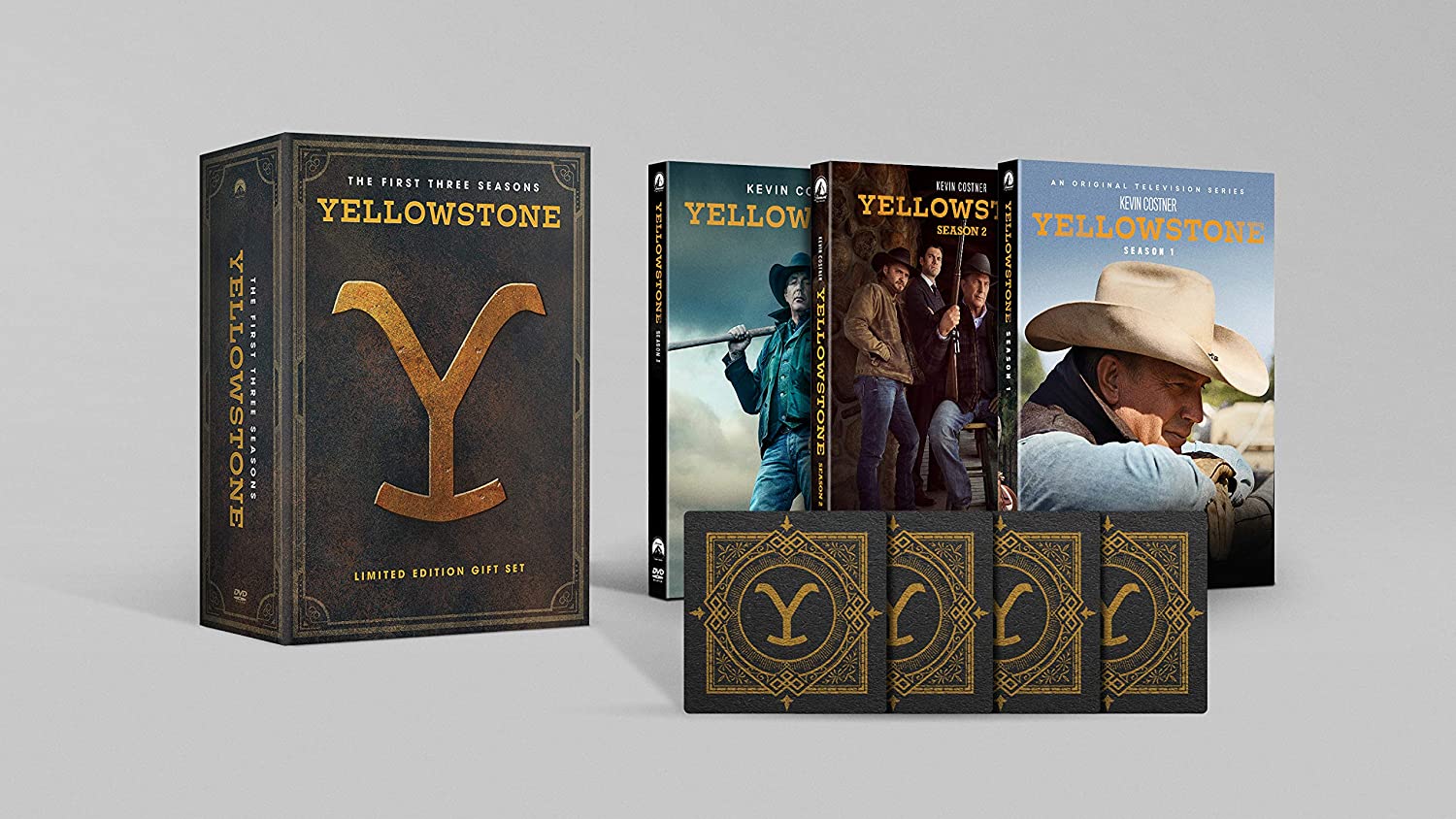 Yellowstone:　Set)　The　Gift　Edition　First　Three　(Limited　Seasons　-DVD