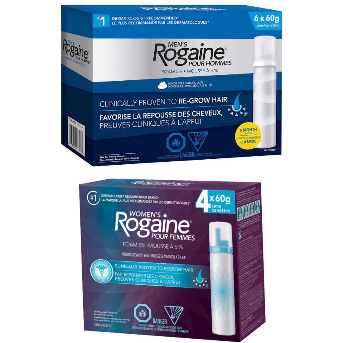 Rogaine Men's & Women's 5 Minoxidil Foam