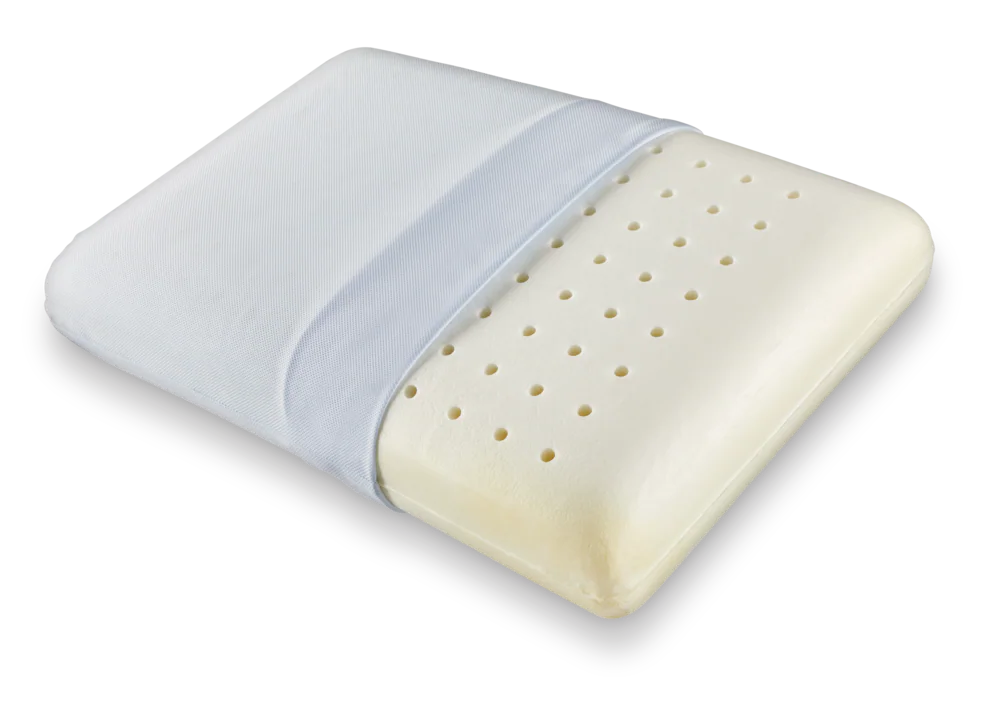 For Living Ergonomic Ventilated Memory Foam Pillow with Coolmax Cover Standard 25 in x 16 in