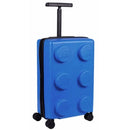 Expandable Trolley Backpack Set for Kids, Blue, 2-in-1 School Bag with Wheels