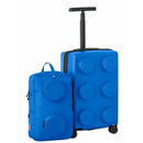 Expandable Trolley Backpack Set for Kids, Blue, 2-in-1 School Bag with Wheels