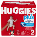 Huggies Little Snugglers Plus Diapers, Diaper Size: 2 (12-18 lb/5-8 kg) 174 Count