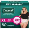 Maximum Absorbency Women’s Disposable Incontinence Underwear – X‑Large Fit (45–54″ Waist), Heavy Leak Protection & Odor Control