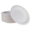 6-Inch Bagasse Plates – 10 Packs of 50