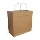 Recycled Kraft Paper Bags with Twisted Handles – 13” x 7” x 13”, Pack of 250