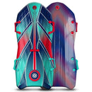 Sno-Storm Viper Neve Foam Snow Sled – 50-Inch Lightweight 2-Rider Sled with Handles | Winter Toboggan Board for Kids and Adults Color may vary ( 1 Pack)