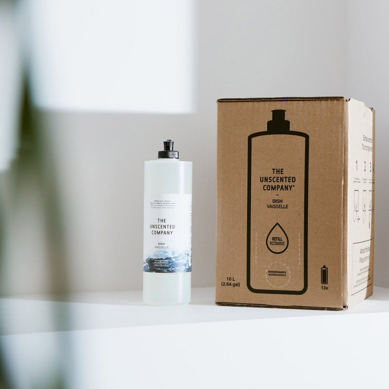 The Unscented Company Dish Soap Refill Box with Dish Soap Bottle