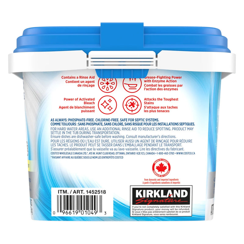 Kirkland Signature Premium Performance Ultra Shine Automatic Dishwashe