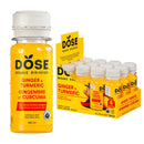 DOSE Organic Ginger & Turmeric Daily Booster Shots 60 mL (2 fl oz) × 48 bottles