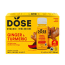 DOSE Organic Ginger & Turmeric Daily Booster Shots 60 mL (2 fl oz) × 48 bottles