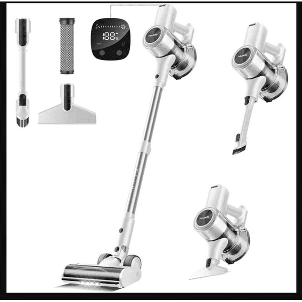 FABULETTA Cordless Vacuum Cleaner, 450W Brushless Motor, 38kPa Suction, Lightweight Stick Vacuum, 8-in-1, Up to 50 Min Runtime – Model FSV009