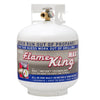 Flame King 20 lb Steel Propane Cylinder/Tank with Gauge (Empty)