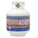 Flame King 20 lb Steel Propane Cylinder/Tank with Gauge (Empty)