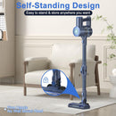 6-in-1 Cordless Stick Vacuum Cleaner with 180° Bendable Wand – Lightweight Powerful Suction for Hardwood, Carpet & Pet Hair