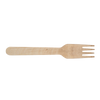 Individually Wrapped Birch Wooden Forks – Pack of 500