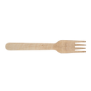 Individually Wrapped Birch Wooden Forks – Pack of 500