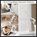 FABULETTA Cordless Vacuum Cleaner, 450W Brushless Motor, 38kPa Suction, Lightweight Stick Vacuum, 8-in-1, Up to 50 Min Runtime – Model FSV009