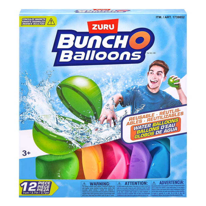 Zuru - Bunch O Balloons Reusable Water Balloons, 12 Pack