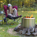 Rio Jumbo Padded Fleece Chair – Extra-Comfort Portable Seating