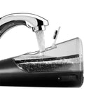 Cordless Water Flosser 2-Pack, Rechargeable Portable Oral Irrigator, Waterproof Dental Flosser with 8 Tips, 2 Pressure Settings, White & Black