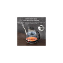 Electric Gooseneck Kettle 1L, 1500W Fast Boil, Stainless Steel BPA-Free Pour-Over Coffee & Tea Kettle