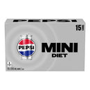 Diet Pepsi Mini 15 × 222 mL