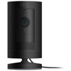 Ring Stick Up Cam Wired Black Model - 1080p HD IP Camera (2019)