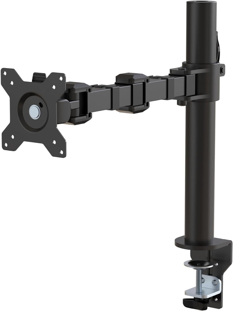 FlexMount Solo Monitor Arm – Adjustable Desk Stand, Steel