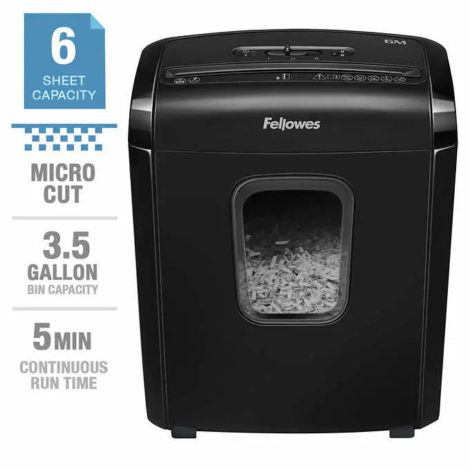 Fellowes Microshred 6M Micro-cut Shredder