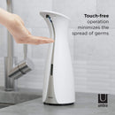Umbra Otto Automatic Soap Dispenser – 8.5 fl oz (250 ml) Touchless Foaming Hand Soap Dispenser, Modern Design