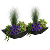 Evolve Square Bowl Planter, 2-pack
