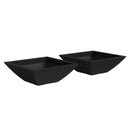 Evolve Square Bowl Planter, 2-pack