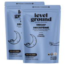 Level Ground Decaf Dark Roast Organic Whole Bean Coffee, 2 x 907 g