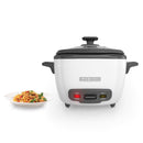 16-Cup Multi-Use Rice Cooker, Electric Rice Cooker with Steamer Basket, Keep Warm Function, Nonstick Cooking Bowl, Tempered Glass Lid