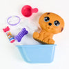 Pet Dog Bath Play Set for Toddlers, Color-Changing Puppy Bath Toys, 8-Piece Pretend Play Set, Interactive Water Play Toys for Kids