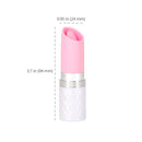 Pillow Talk® Lusty Luxurious Flickering Massager - Pink