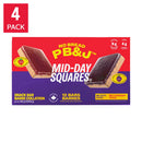 Mid-Day Squares No Bread PB&J Strawberry & Grape Snack Bars Variety Pack, 48 × 33 g