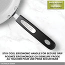 8-Inch Nonstick Frying Pan, Ceramic Coated Skillet, PFOA-Free Cooking Pan with Thick Aluminum Base, Small Fry Pan for Eggs, Vegetables & Everyday Cooking