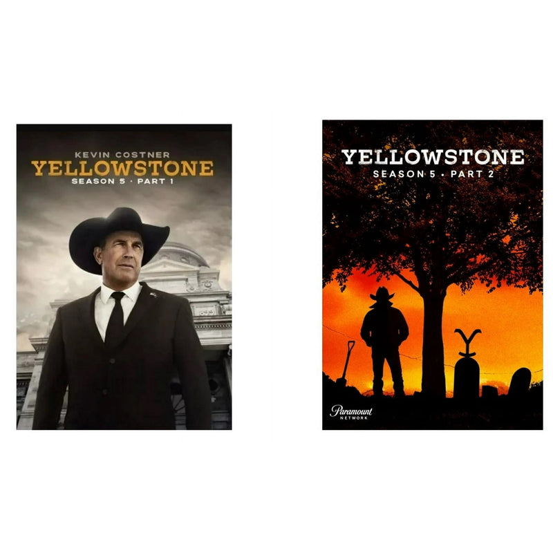 Yellowstone Complete Series Season 1-2-3-4-5 (part 1&2) DVD