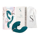 The Monarch Swan®- Transform With A Twist Vibrator & Stimulator - Teal