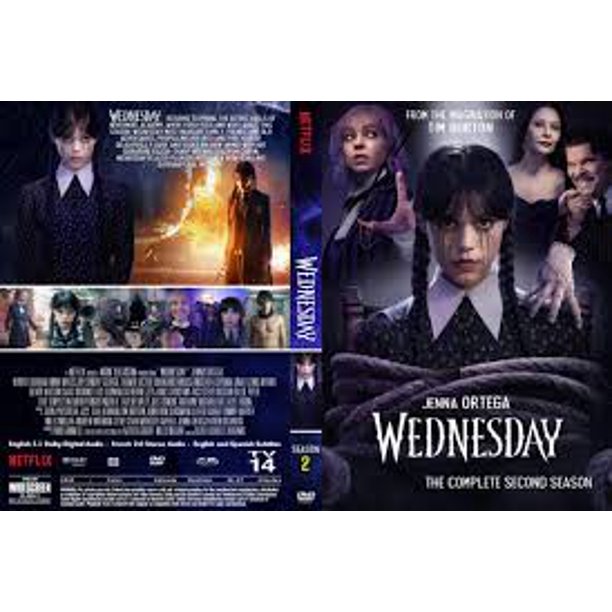 Wednesday Season 2 Part 1 Episode 1 to 4 DVD