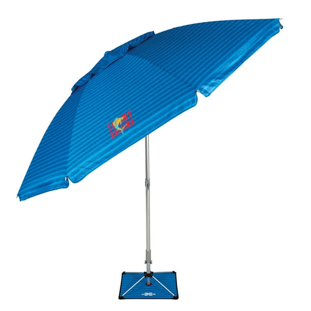 Tommy Bahama 8-ft Beach Umbrella with Tilt, Blue