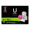 U by Kotex Balance Ultra Thin Sanitary Pads with Wings, 72 Count