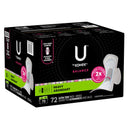 U by Kotex Balance Ultra Thin Sanitary Pads with Wings, 72 Count