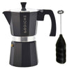 Grosche Milano 6-cup Espresso Maker with Frother (BLACK)